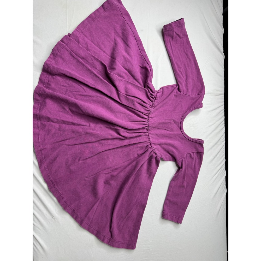 Alice + Ames Girls Purple Long Sleeve Ballet Dress Size 5T Cotton Blend